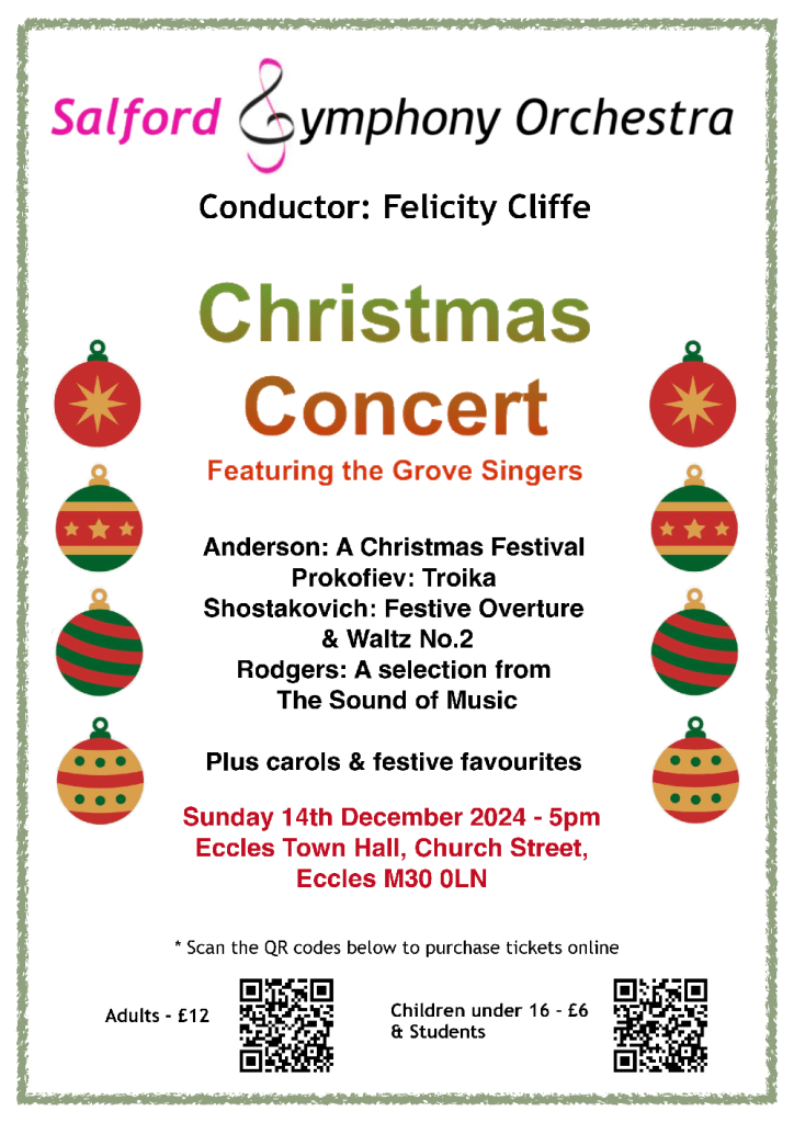 Salford Symphony orchestra 14/12/25