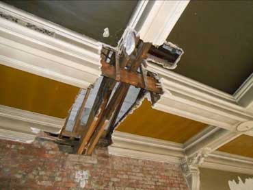 Ceiling in poor repair