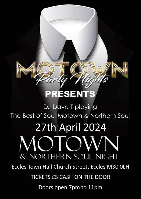Motown Night poster 27 april 2024