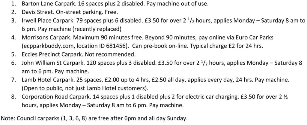 parking info