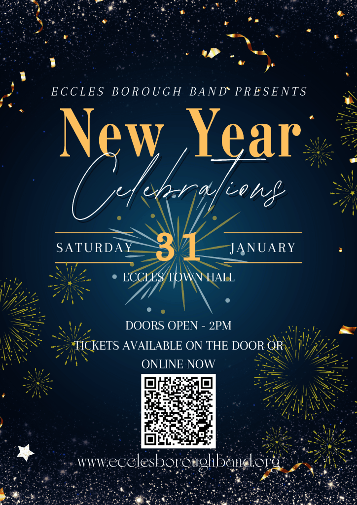 Eccles Borough Band poster 31/01/26 2.30pm