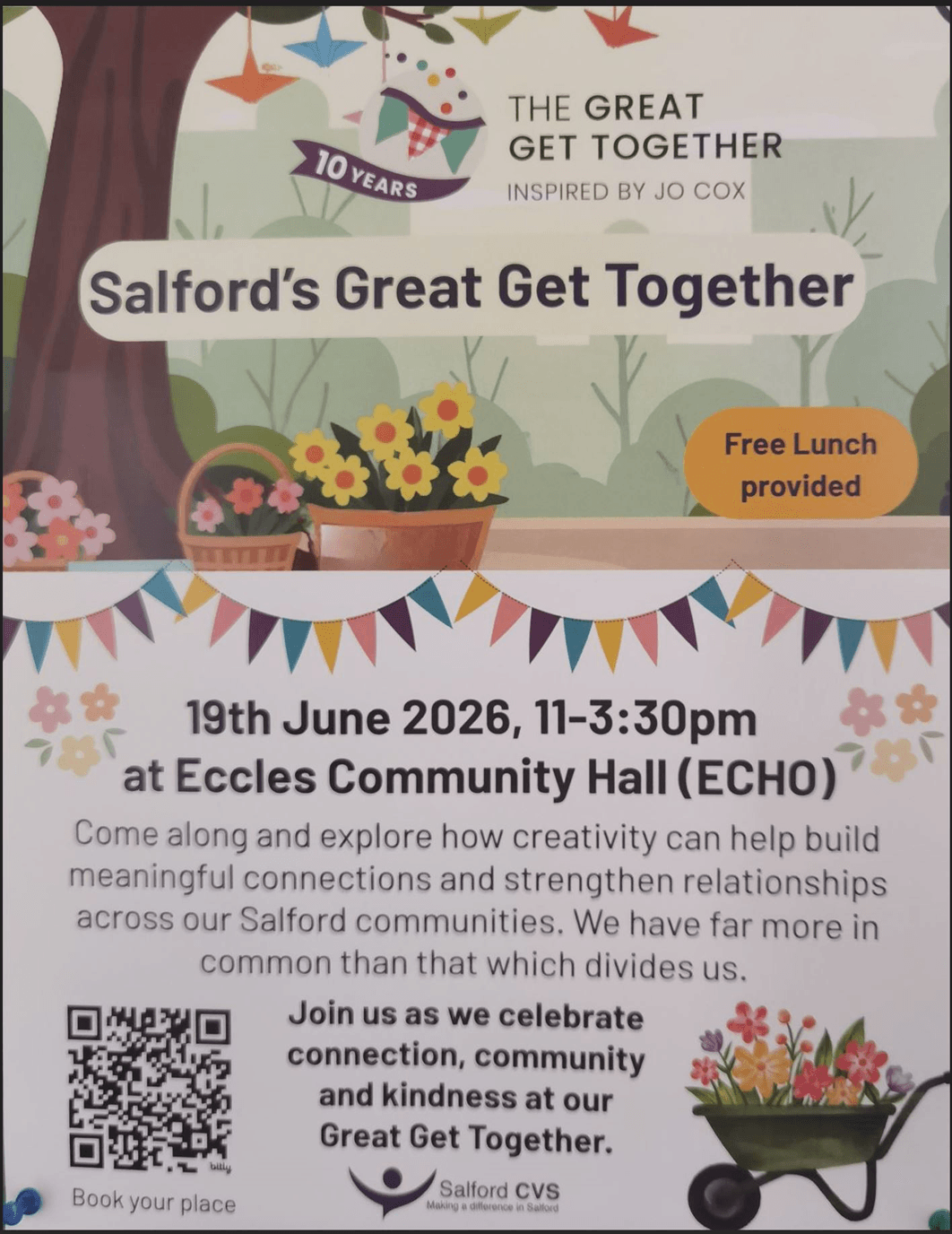Salford Great Get Together 19/06/26 11 to 3.30