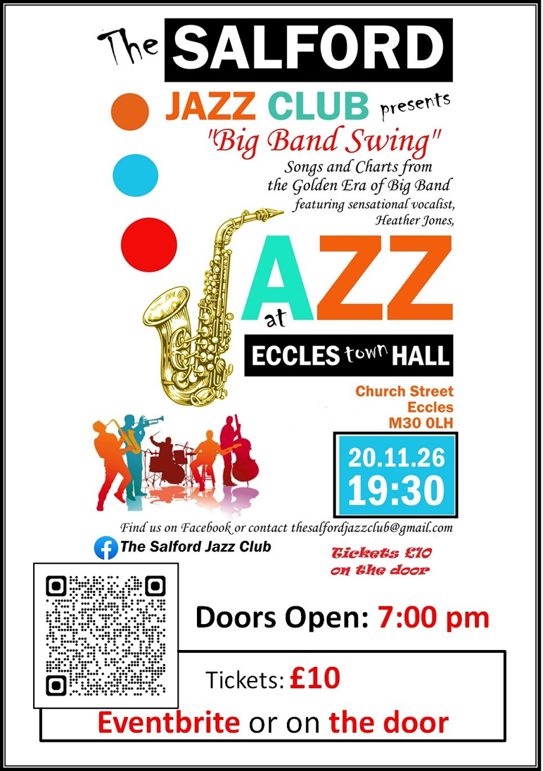 20/11/26 7.30pm. Salford Jazz Club